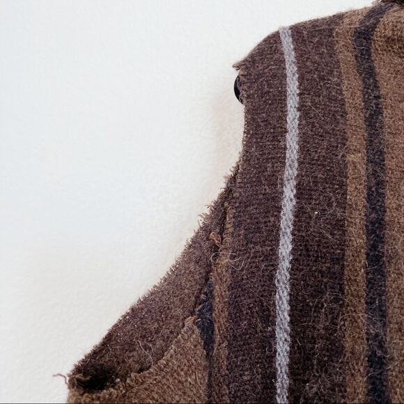 ISABEL MARANT Idoa wool mohair blend blank Kaftan Vest - Picture 9 of 12